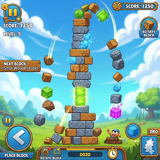 Stack-Tower Game